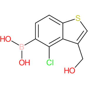4-chloro-3-(hydroxymethyl)benzothiophene-5-boronic acid