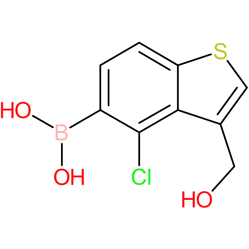 4-chloro-3-(hydroxymethyl)benzothiophene-5-boronic acid