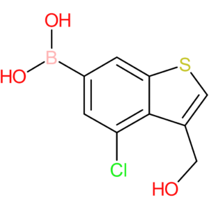 4-chloro-3-(hydroxymethyl)benzothiophene-6-boronic acid