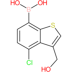 4-chloro-3-(hydroxymethyl)benzothiophene-7-boronic acid
