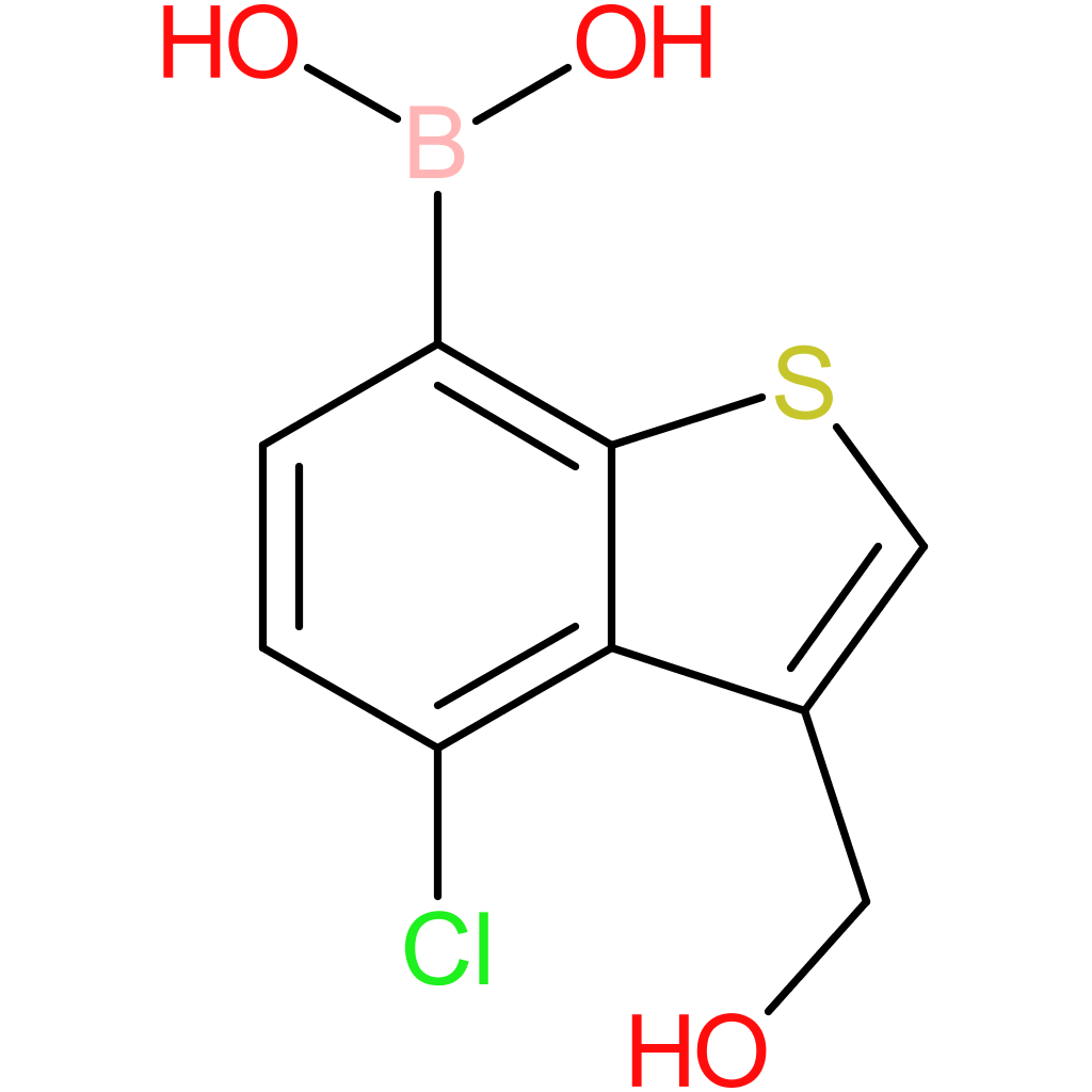 4-chloro-3-(hydroxymethyl)benzothiophene-7-boronic acid