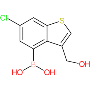6-chloro-3-(hydroxymethyl)benzothiophene-4-boronic acid