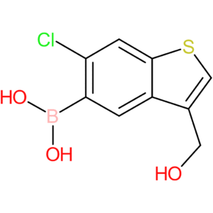 6-chloro-3-(hydroxymethyl)benzothiophene-5-boronic acid