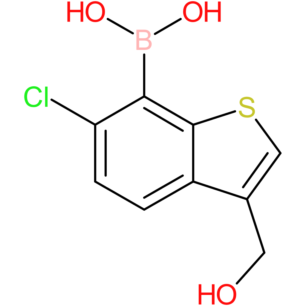 6-chloro-3-(hydroxymethyl)benzothiophene-7-boronic acid