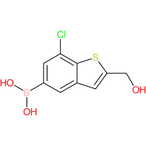 7-chloro-2-(hydroxymethyl)benzothiophene-5-boronic acid