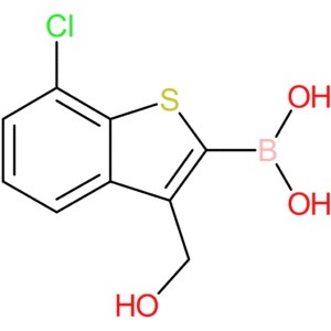 7-chloro-3-(hydroxymethyl)benzothiophene-2-boronic acid