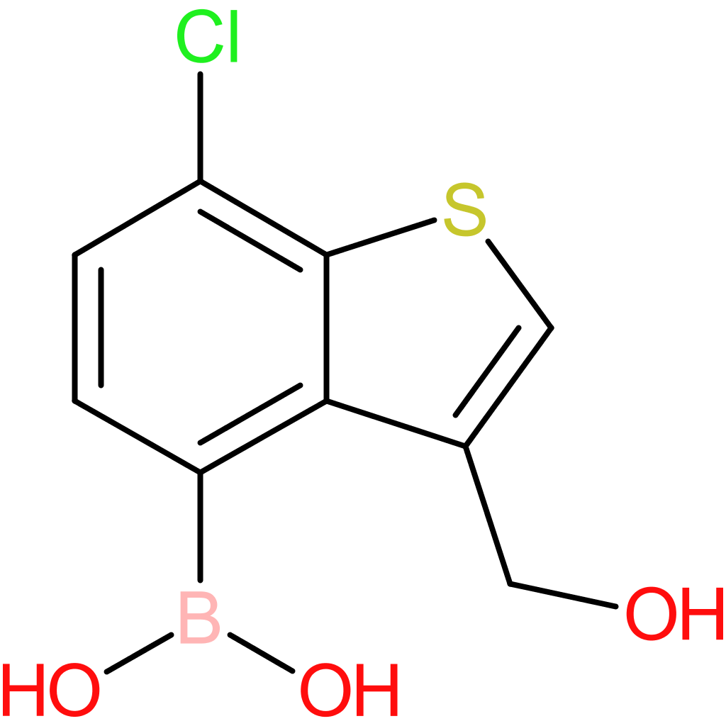 7-chloro-3-(hydroxymethyl)benzothiophene-4-boronic acid