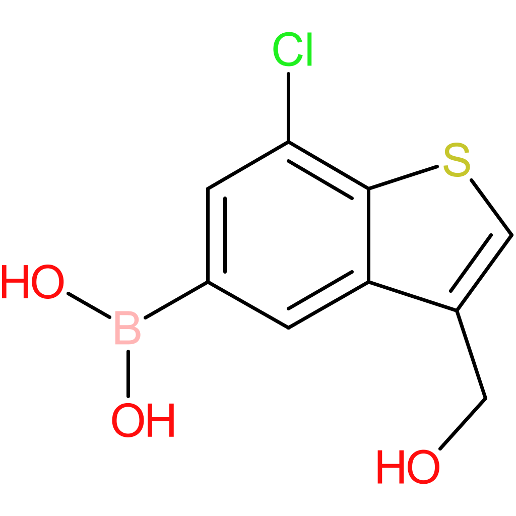 7-chloro-3-(hydroxymethyl)benzothiophene-5-boronic acid