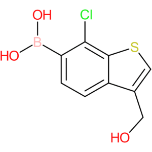 7-chloro-3-(hydroxymethyl)benzothiophene-6-boronic acid