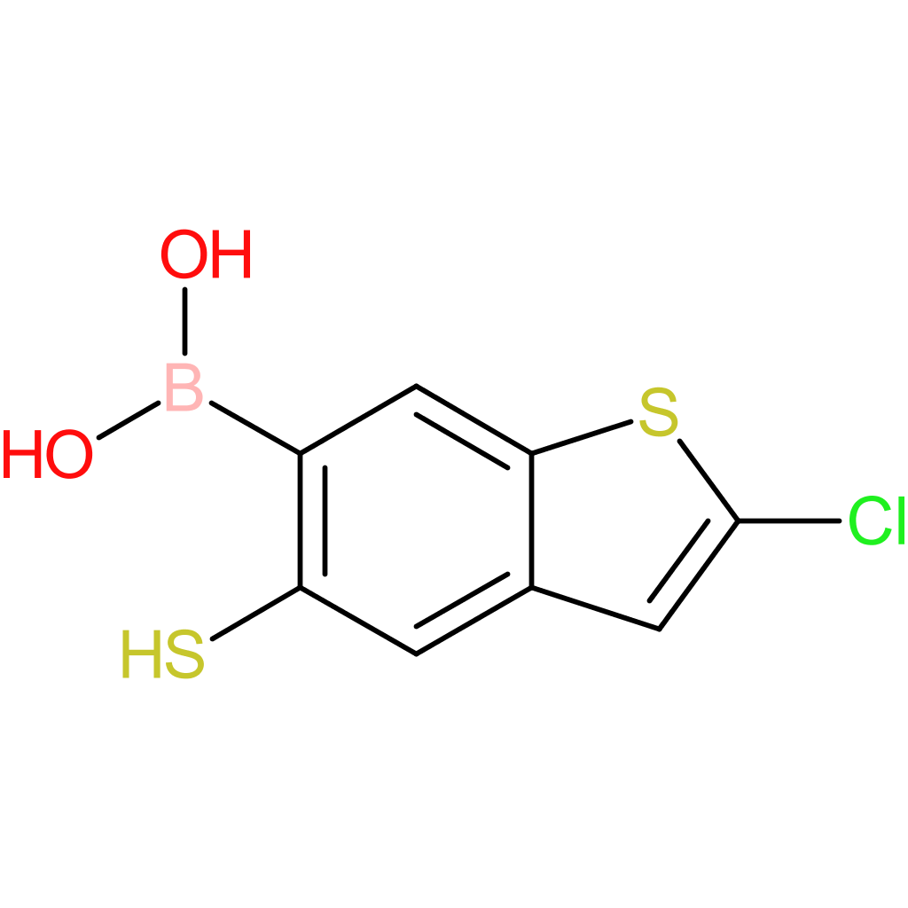 (2-chloro-5-sulfanyl-1-benzothiophen-6-yl)boronic acid