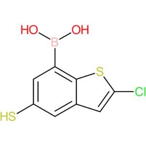 (2-chloro-5-sulfanyl-1-benzothiophen-7-yl)boronic acid