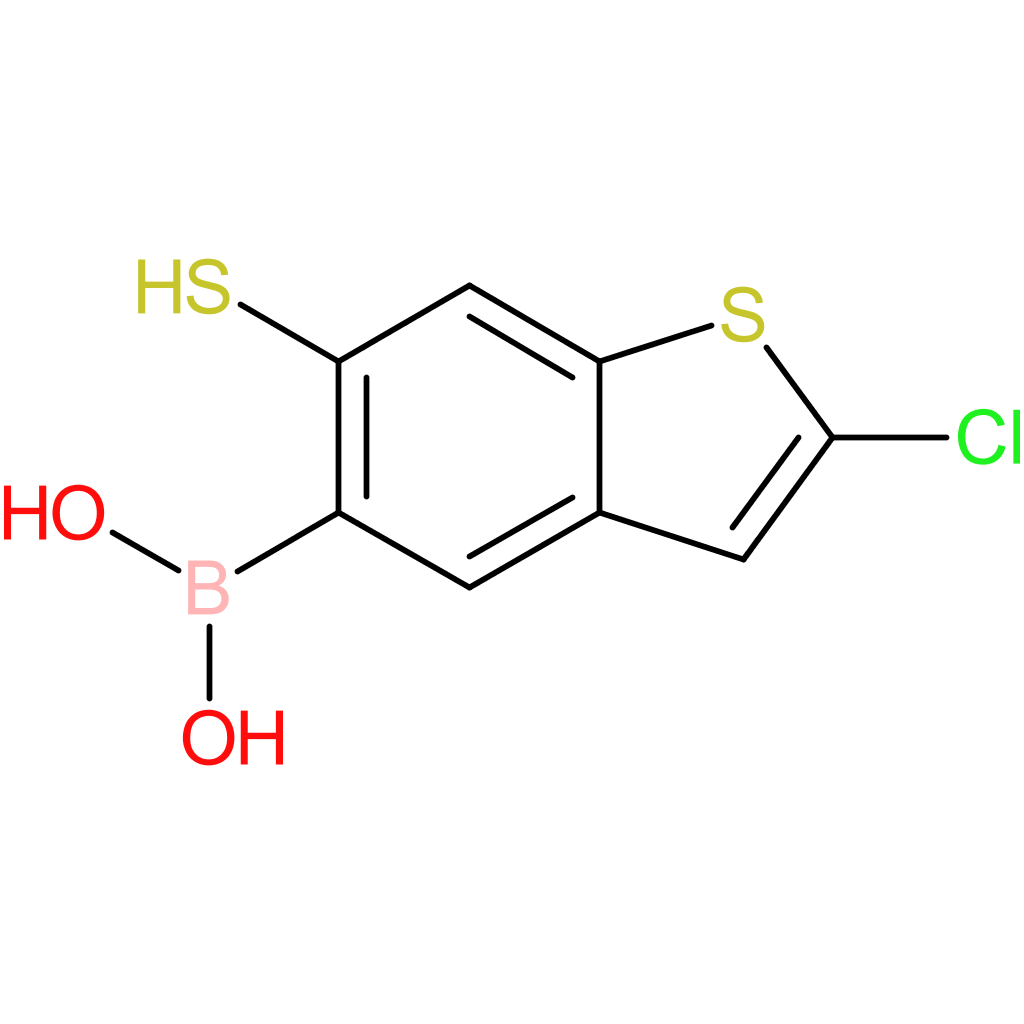 (2-chloro-6-sulfanyl-1-benzothiophen-5-yl)boronic acid
