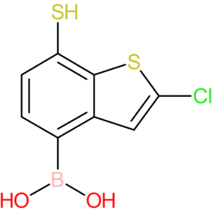 (2-chloro-7-sulfanyl-1-benzothiophen-4-yl)boronic acid