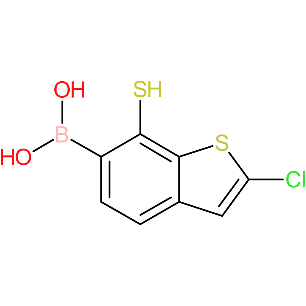 (2-chloro-7-sulfanyl-1-benzothiophen-6-yl)boronic acid