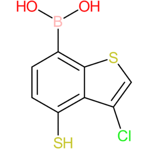 3-chloro-4-mercaptobenzothiophene-7-boronic acid