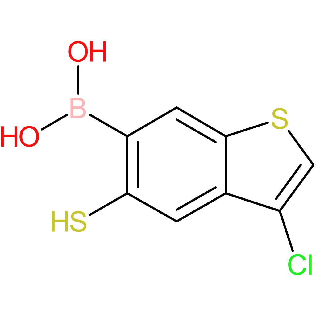 (3-chloro-5-sulfanyl-1-benzothiophen-6-yl)boronic acid
