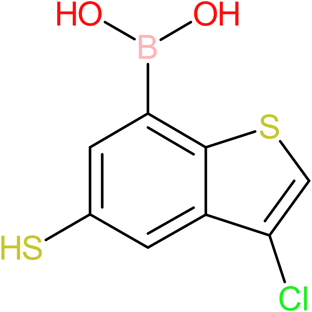 (3-chloro-5-sulfanyl-1-benzothiophen-7-yl)boronic acid