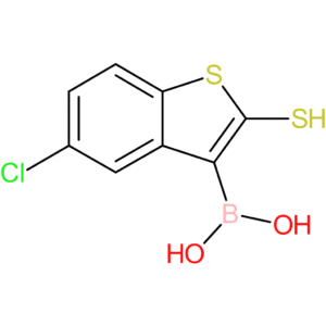 (5-chloro-2-sulfanyl-1-benzothiophen-3-yl)boronic acid