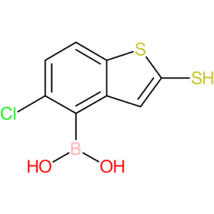 (5-chloro-2-sulfanyl-1-benzothiophen-4-yl)boronic acid