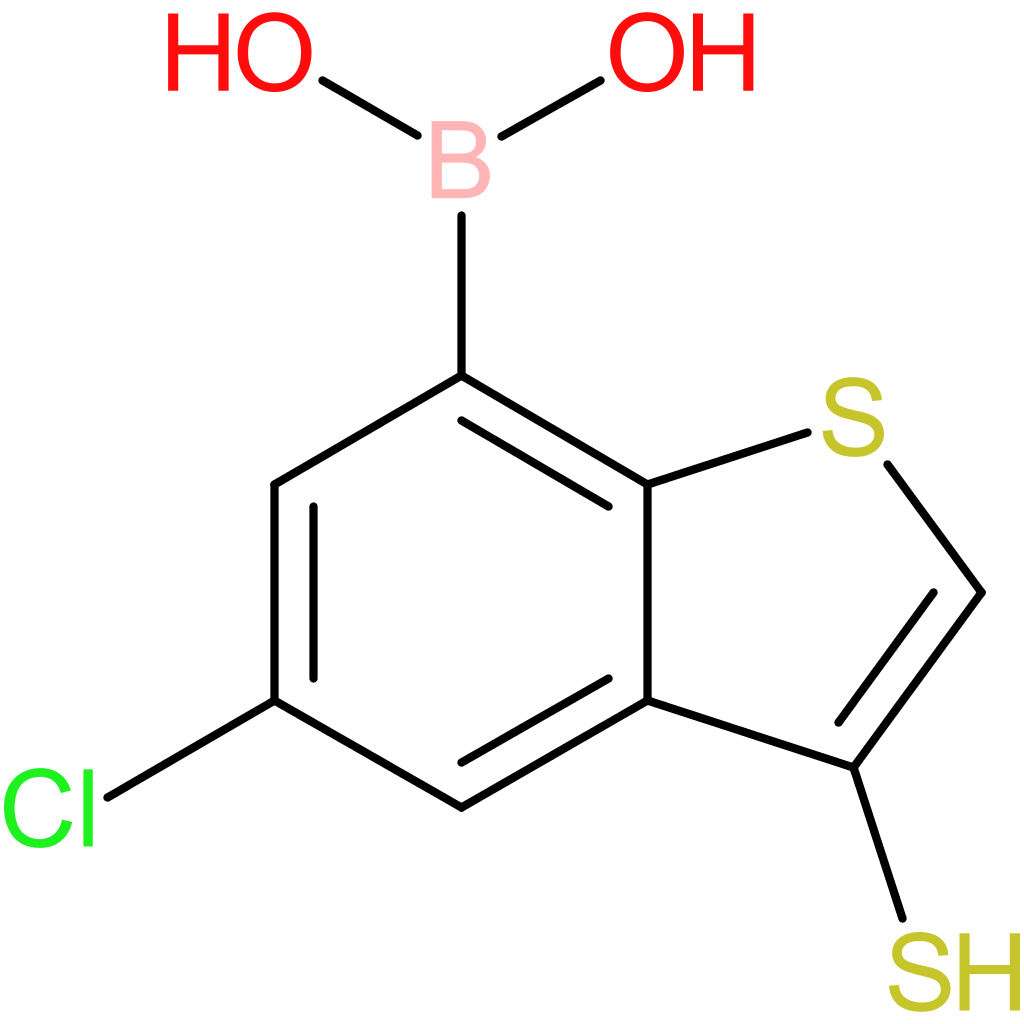 5-chloro-3-mercaptobenzothiophene-7-boronic acid