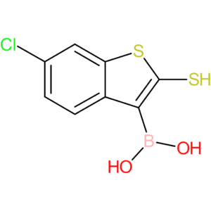 (6-chloro-2-sulfanyl-1-benzothiophen-3-yl)boronic acid