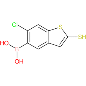 (6-chloro-2-sulfanyl-1-benzothiophen-5-yl)boronic acid