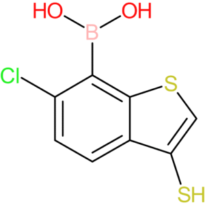 (6-chloro-3-sulfanyl-1-benzothiophen-7-yl)boronic acid