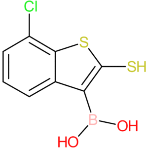 (7-chloro-2-sulfanyl-1-benzothiophen-3-yl)boronic acid