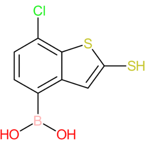 7-chloro-2-mercaptobenzothiophene-4-boronic acid
