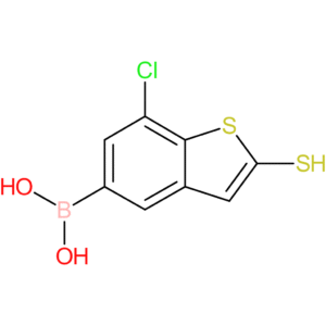 7-chloro-2-mercaptobenzothiophene-5-boronic acid