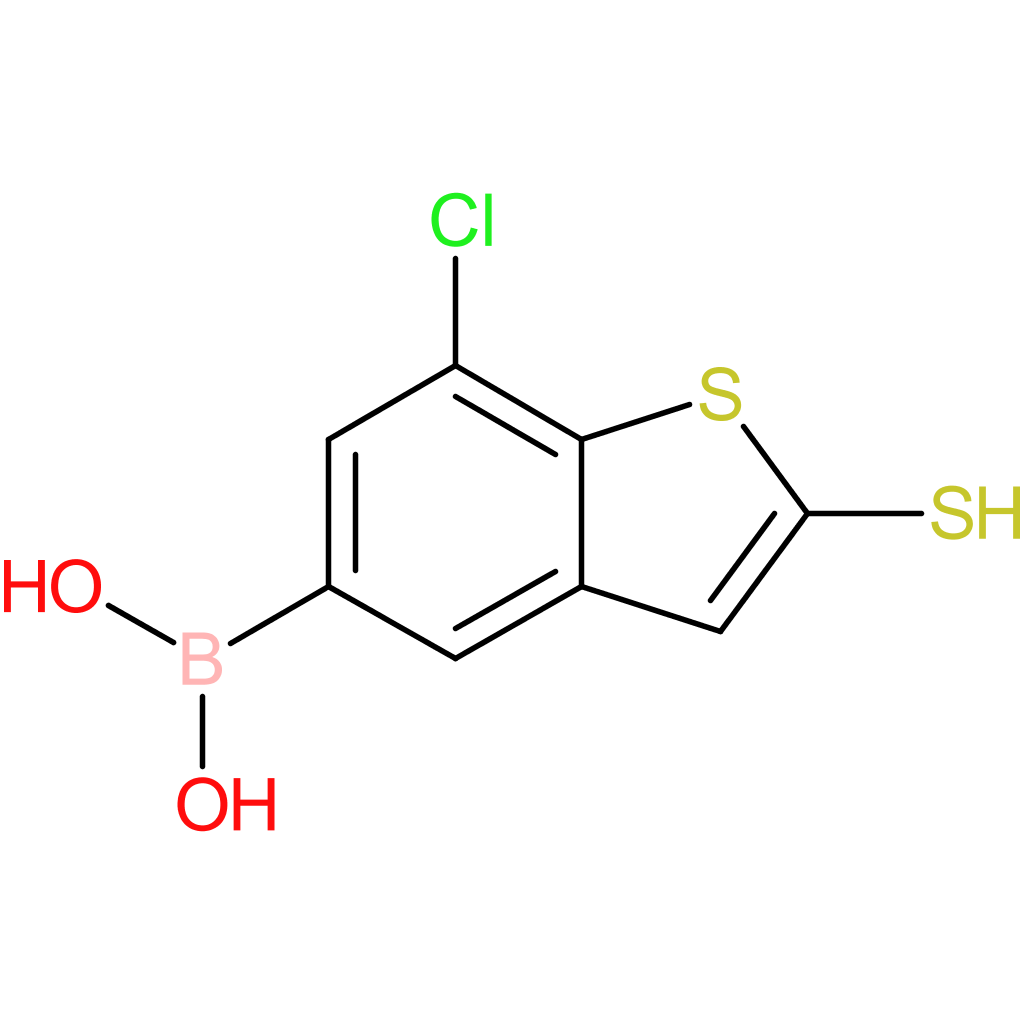 7-chloro-2-mercaptobenzothiophene-5-boronic acid