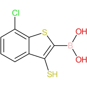 (7-chloro-3-sulfanyl-1-benzothiophen-2-yl)boronic acid