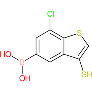 (7-chloro-3-sulfanyl-1-benzothiophen-5-yl)boronic acid
