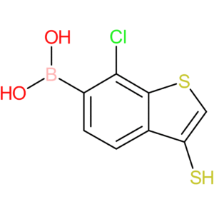 (7-chloro-3-sulfanyl-1-benzothiophen-6-yl)boronic acid