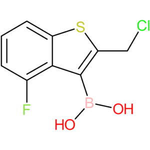 2-(chloromethyl)-4-fluorobenzothiophene-3-boronic acid