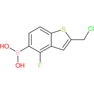 2-(chloromethyl)-4-fluorobenzothiophene-5-boronic acid