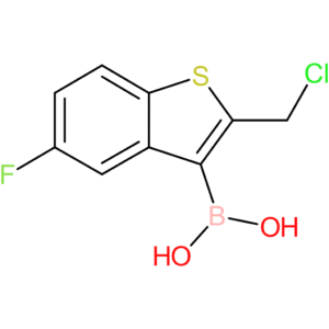2-(chloromethyl)-5-fluorobenzothiophene-3-boronic acid
