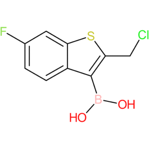2-(chloromethyl)-6-fluorobenzothiophene-3-boronic acid