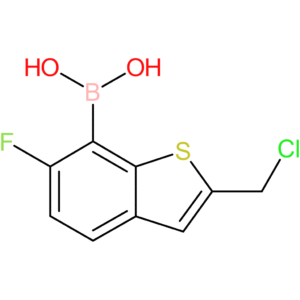 2-(chloromethyl)-6-fluorobenzothiophene-7-boronic acid