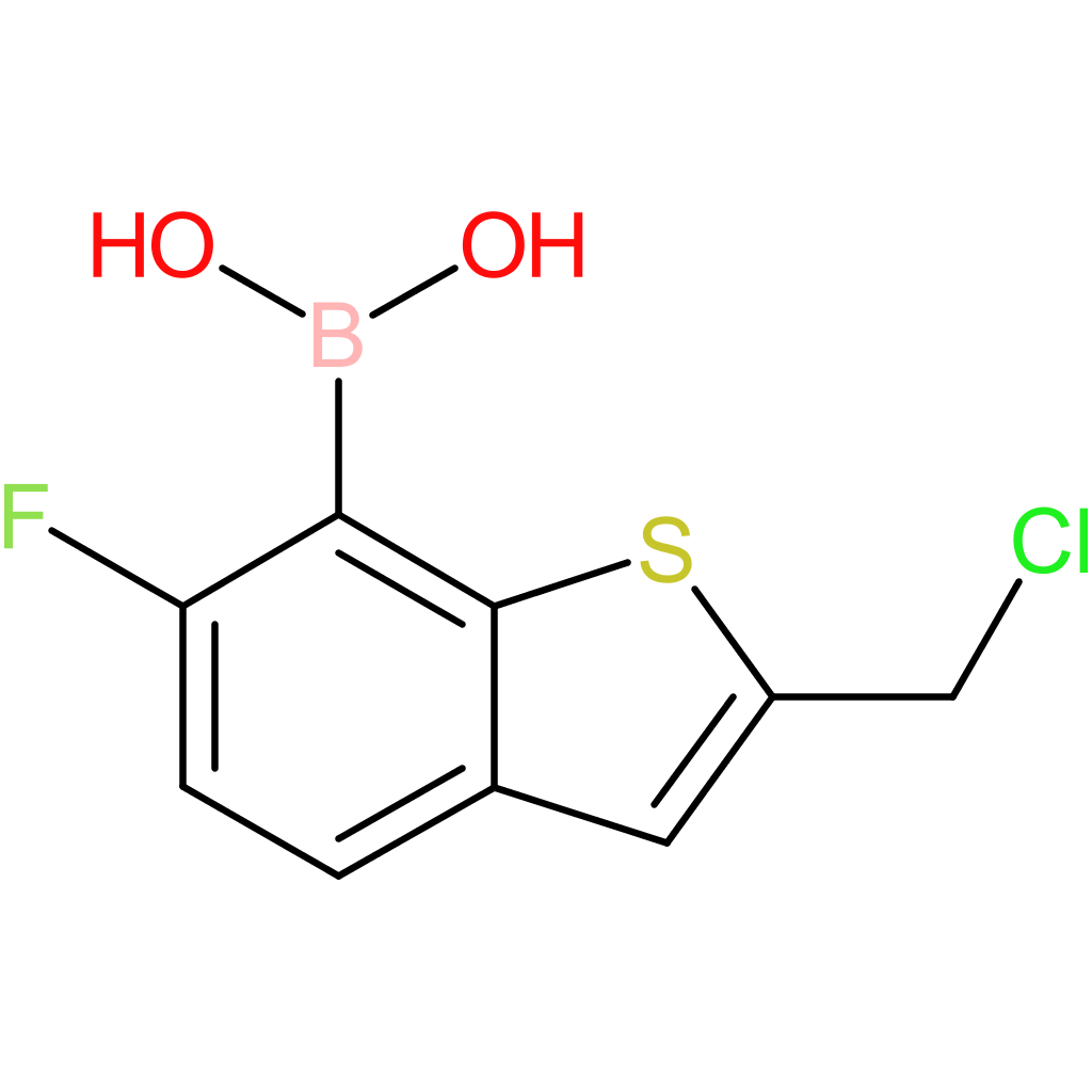 2-(chloromethyl)-6-fluorobenzothiophene-7-boronic acid