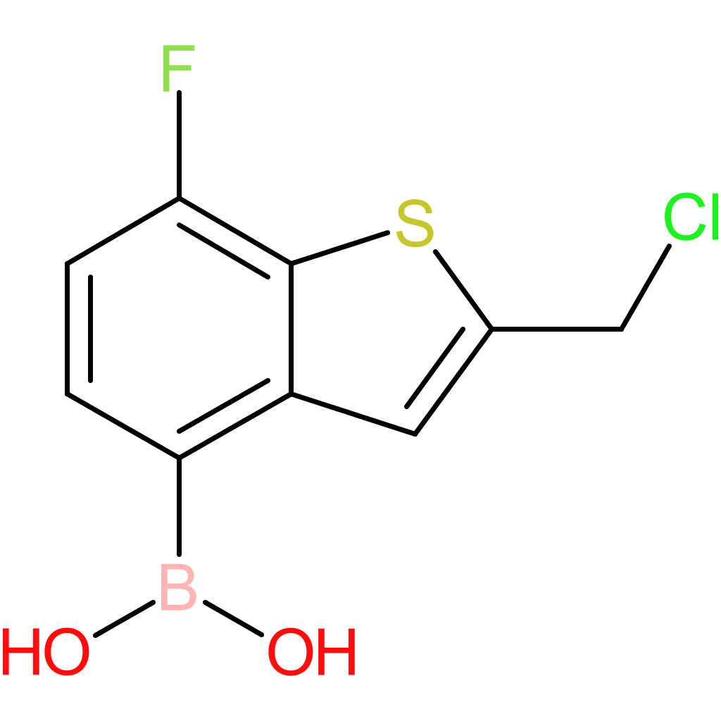 2-(chloromethyl)-7-fluorobenzothiophene-4-boronic acid