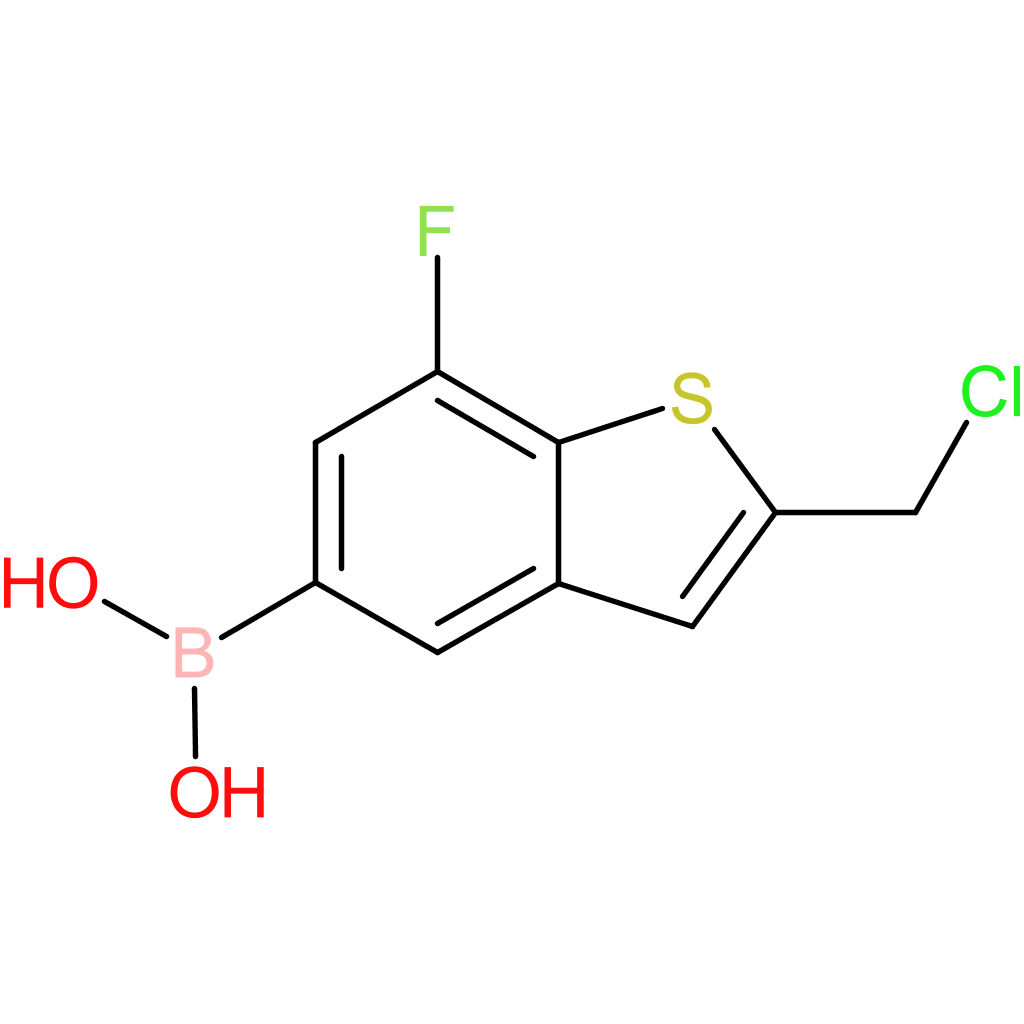 2-(chloromethyl)-7-fluorobenzothiophene-5-boronic acid