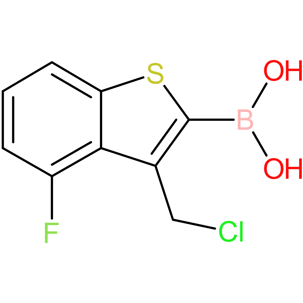 3-(chloromethyl)-4-fluorobenzothiophene-2-boronic acid