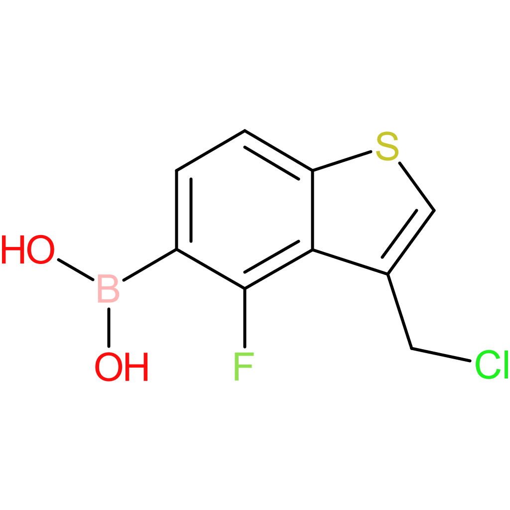 3-(chloromethyl)-4-fluorobenzothiophene-5-boronic acid