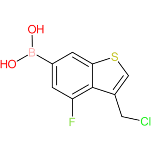 3-(chloromethyl)-4-fluorobenzothiophene-6-boronic acid