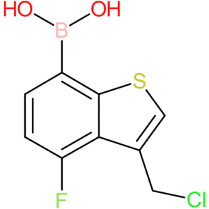 3-(chloromethyl)-4-fluorobenzothiophene-7-boronic acid
