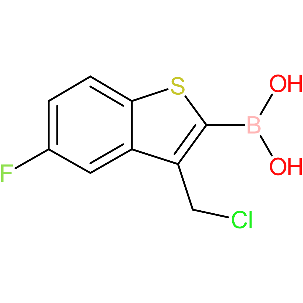 3-(chloromethyl)-5-fluorobenzothiophene-2-boronic acid