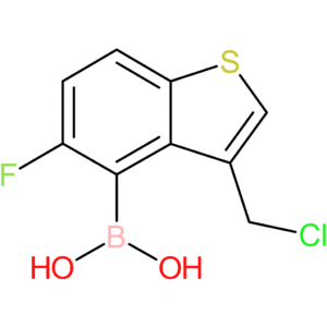 3-(chloromethyl)-5-fluorobenzothiophene-4-boronic acid