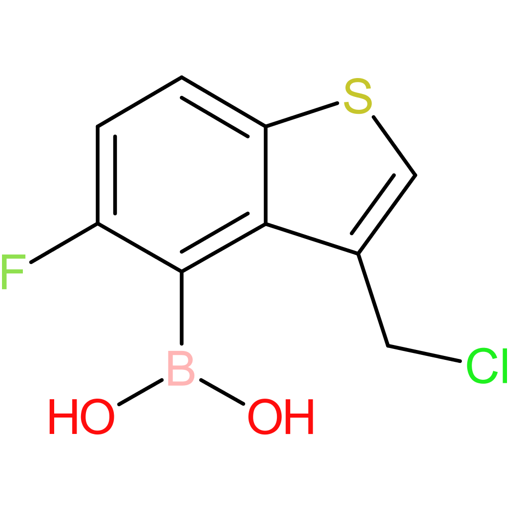 3-(chloromethyl)-5-fluorobenzothiophene-4-boronic acid