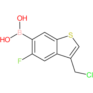 3-(chloromethyl)-5-fluorobenzothiophene-6-boronic acid